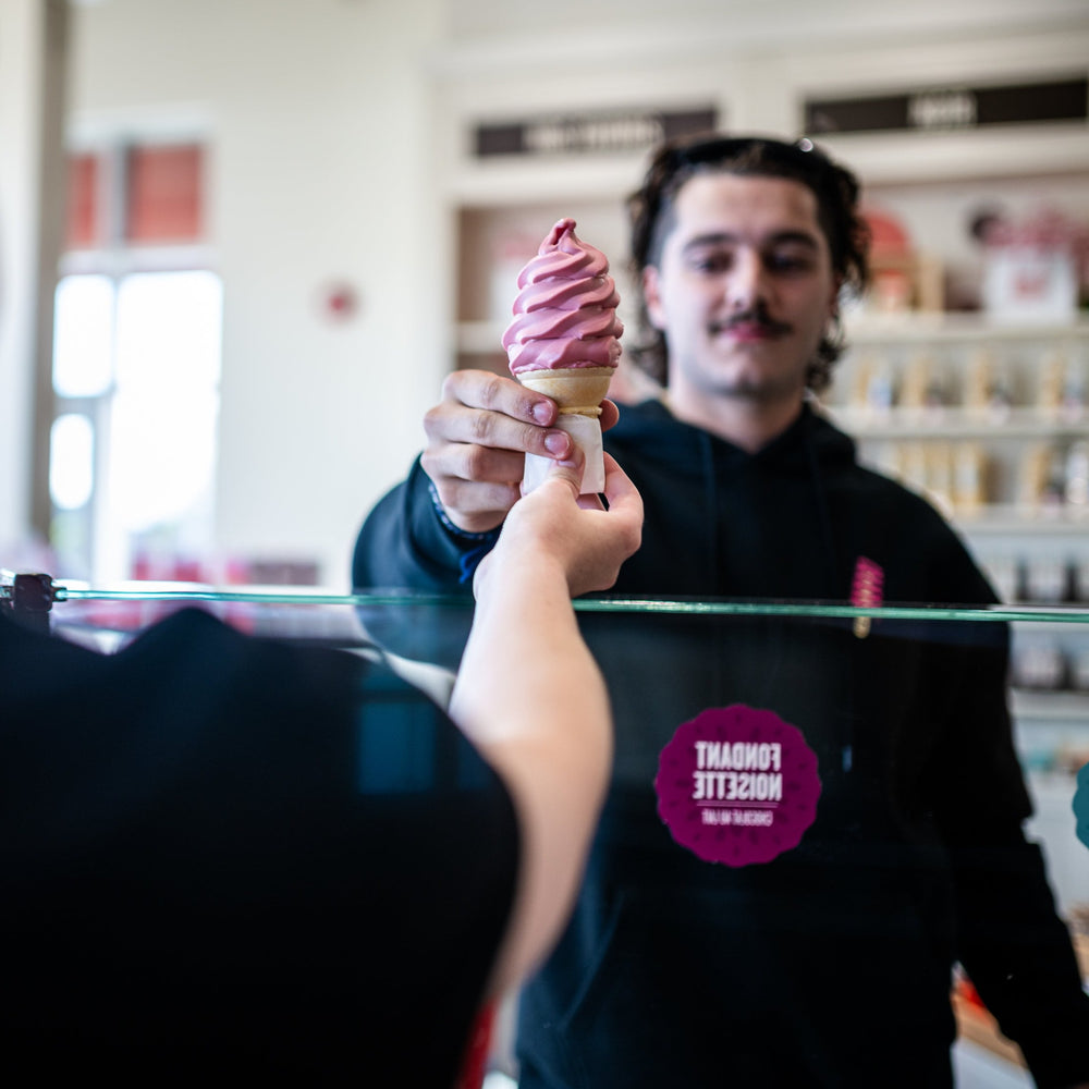 Hoodie coil pop rose