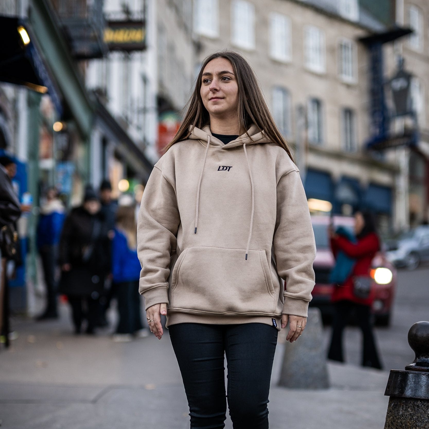 Classic LDT Hoodie Beige