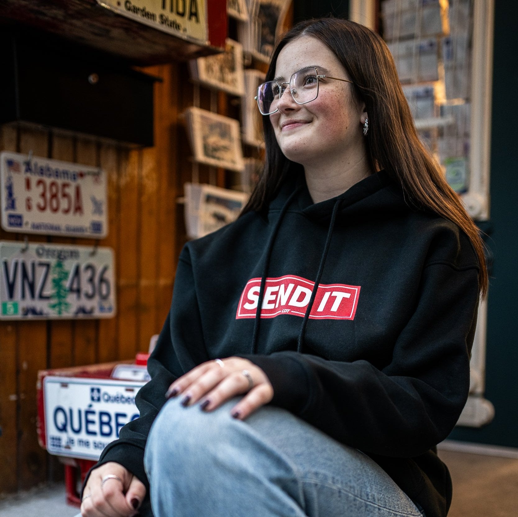 Hoodie 'Sent It Red'