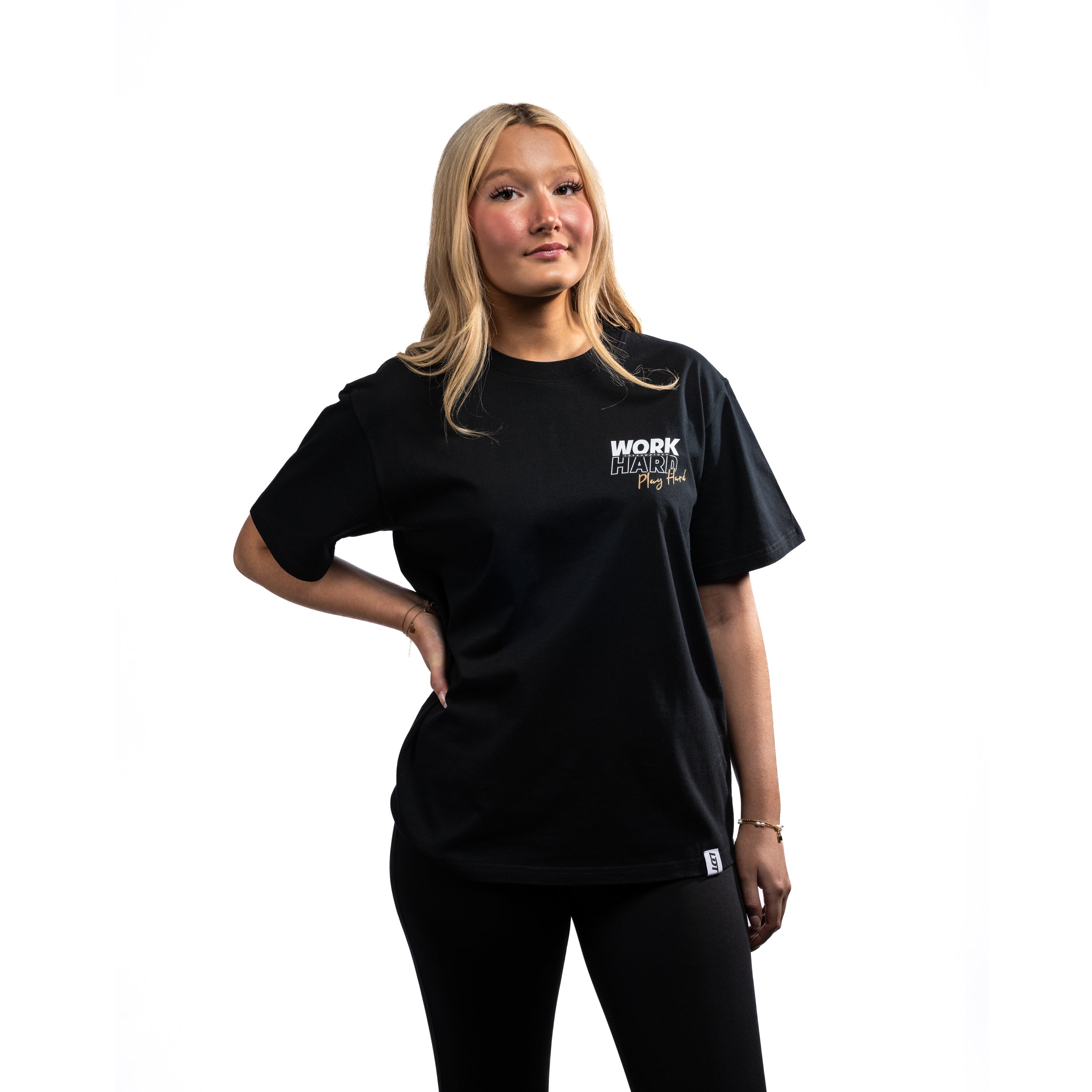 T-shirt 'Work Hard Play Hard'