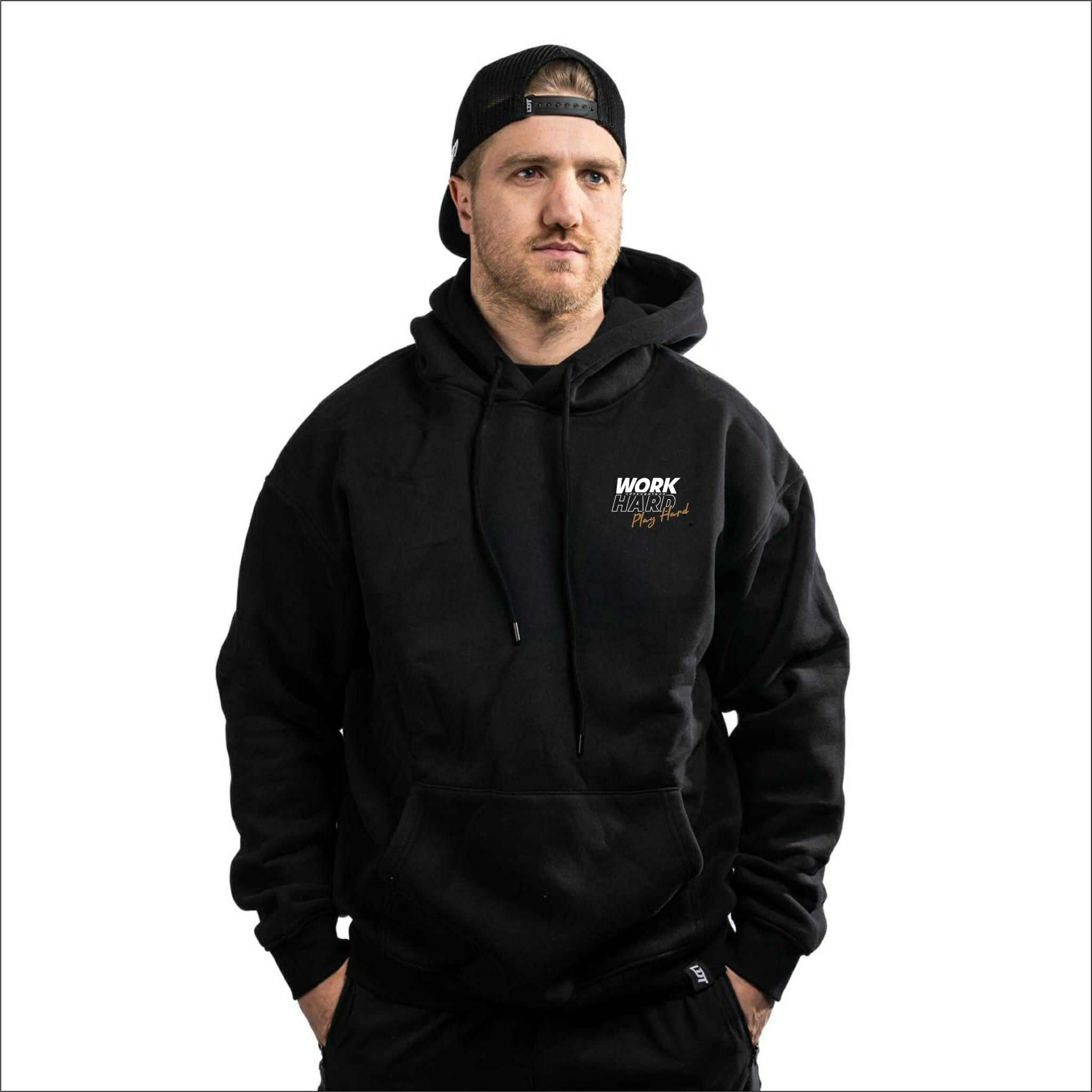 Coton ouaté '' work hard play hard ''