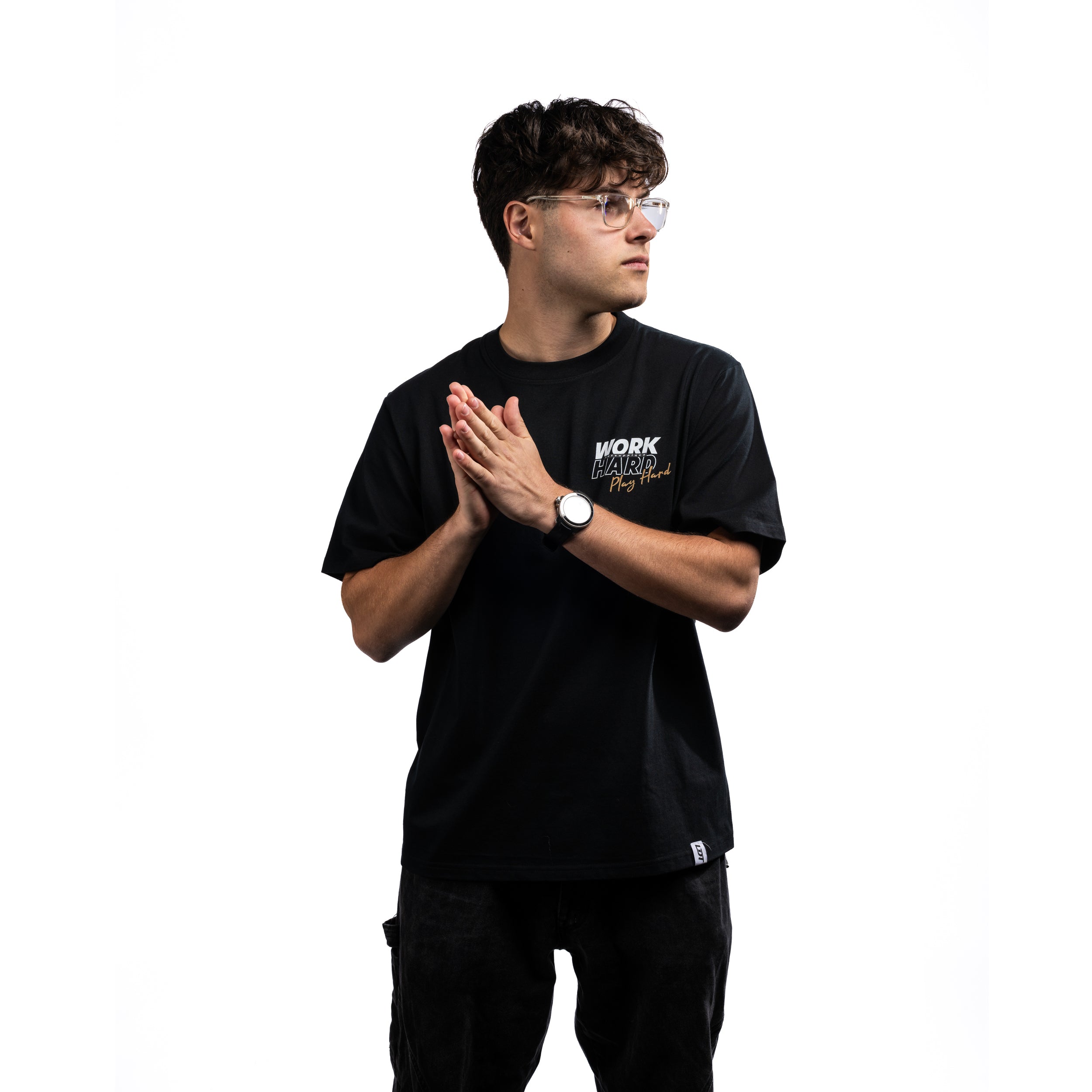 T-shirt 'Work Hard Play Hard'