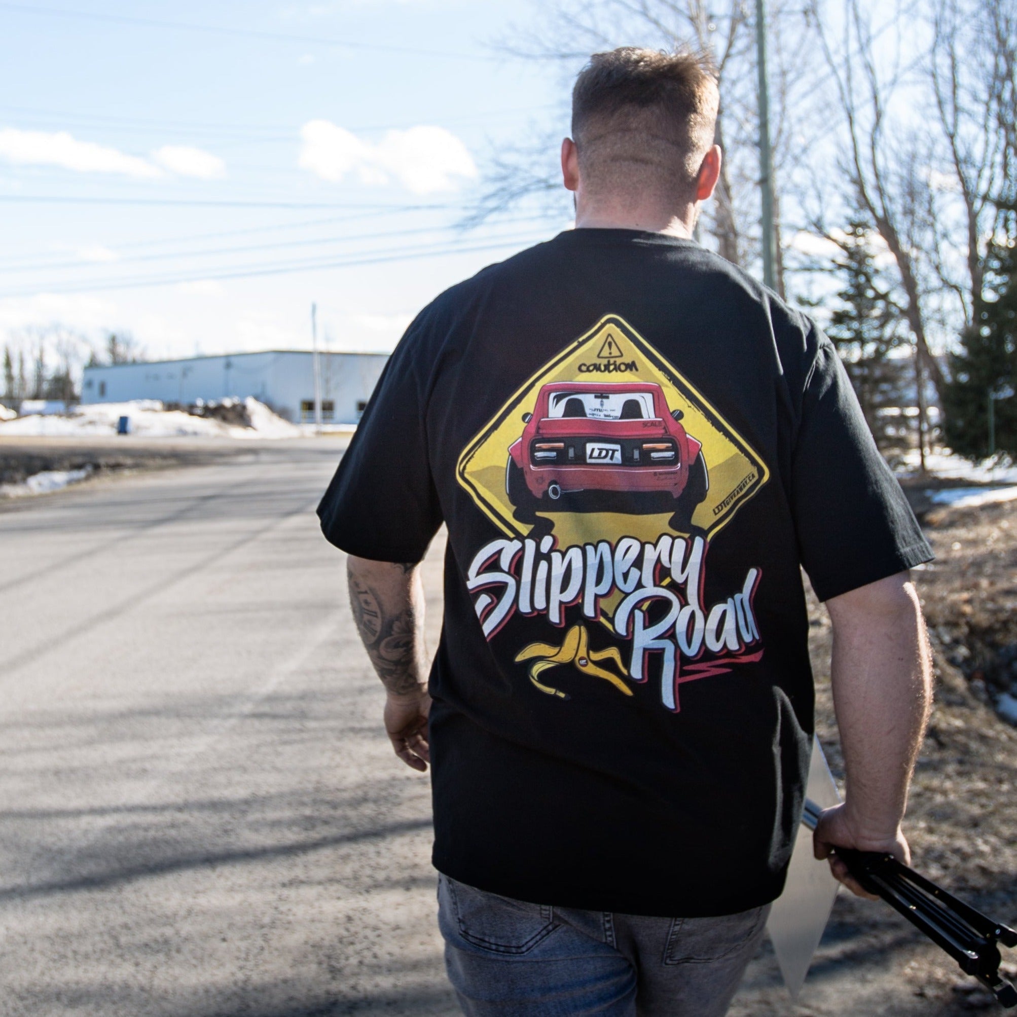 T-shirt 'Slippery Road'